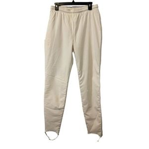 3 for $25-Ellesse Made In Italy Womens White Salopette Ski Pants Size M